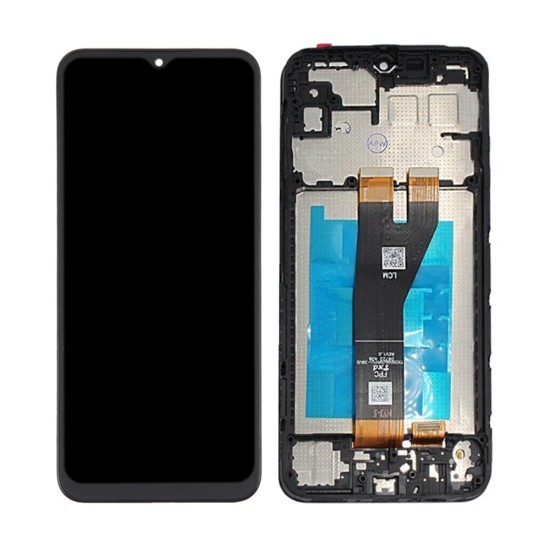 Touch+Display+Frame Samsung Galaxy A14 5g/A146p (Small Connector) Black